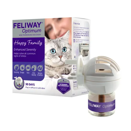 Feline pheromone outlet diffuser