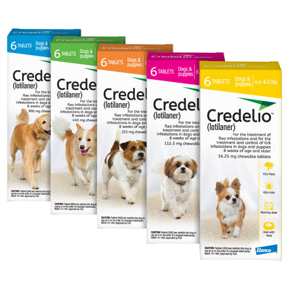 Credelio Chewable Tablets for Dogs 6 tablets