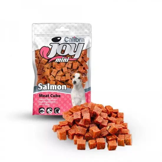 Calibra Joy Mini Salmon Cube Dog Treats