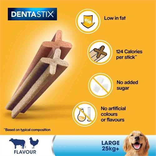 PEDIGREE® DENTASTIX™ Daily Dental Chews Large Dog 42 Sticks