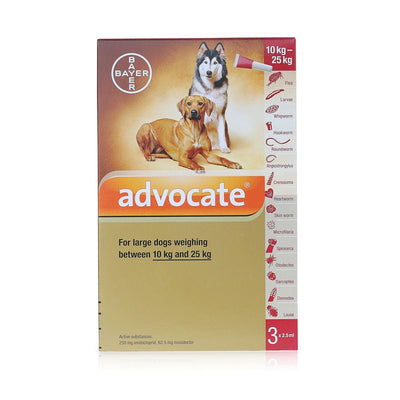 Advocate for Dogs 250 Spot On -  Large Dogs 10-25kg