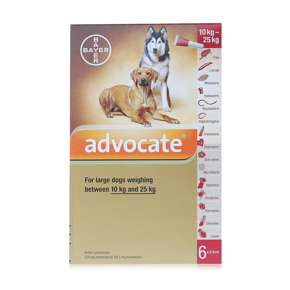 Advocate for Dogs 250 Spot On -  Large Dogs 10-25kg