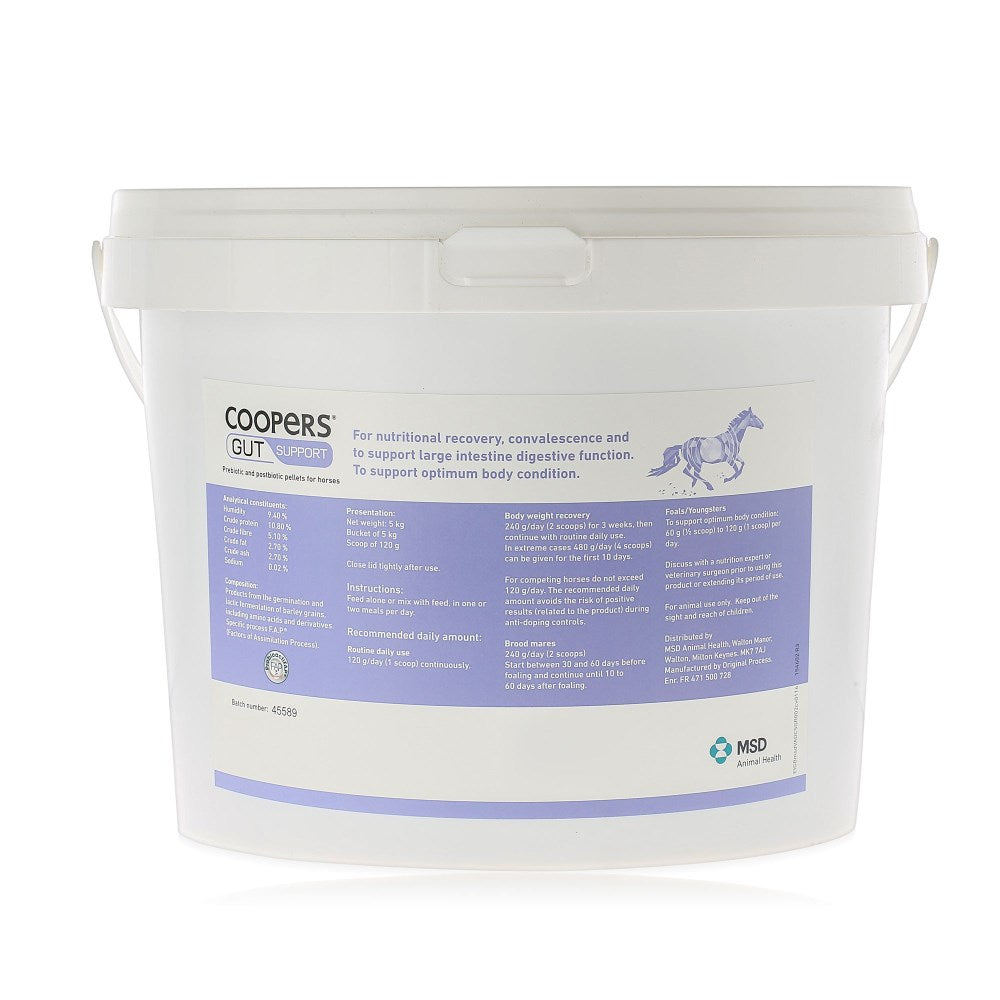 Coopers Gut Support - Nutritional Recovery For Horses - Improve Digestive Function - 5kg