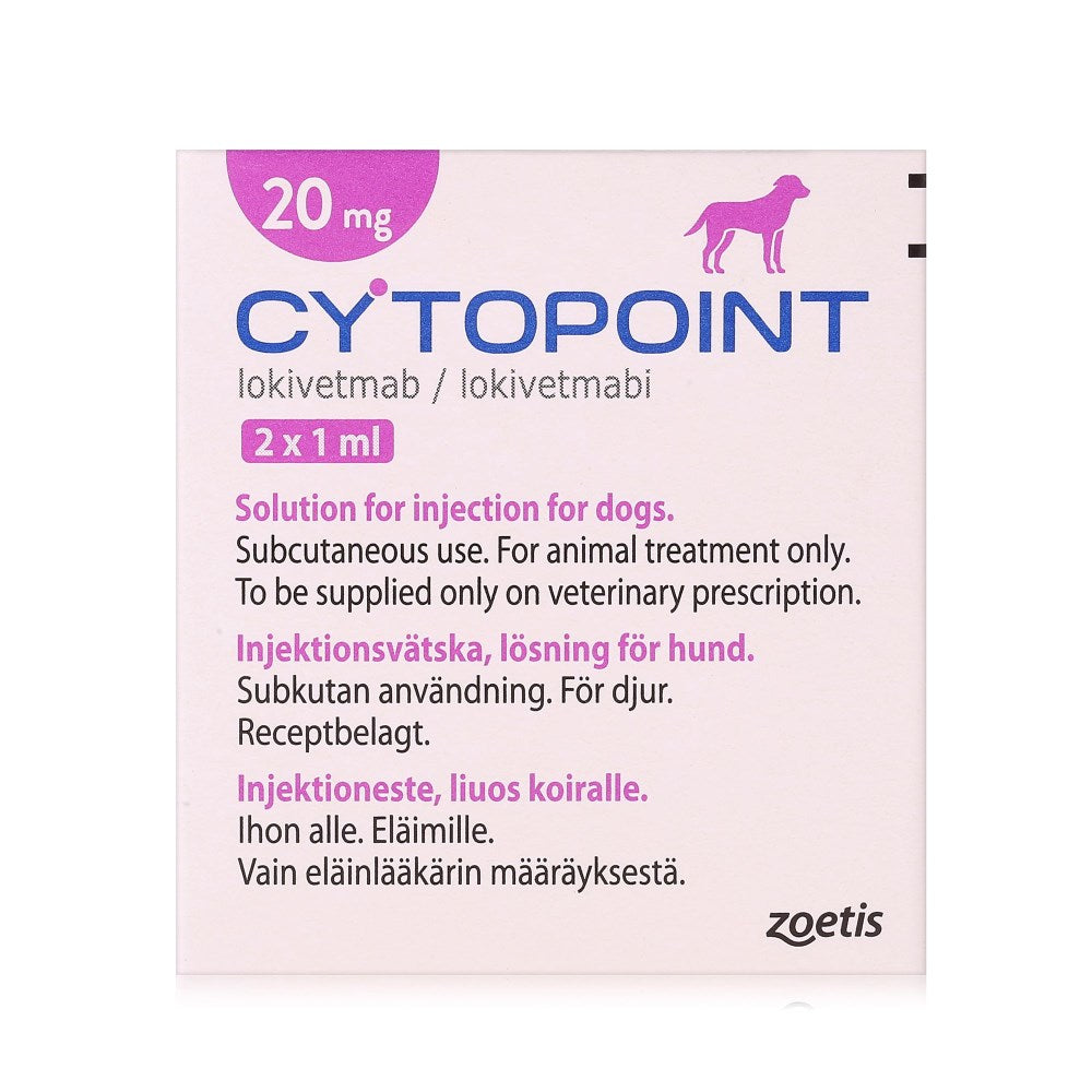 Cytopoint 2 x 1ml Solution Injection For Dogs