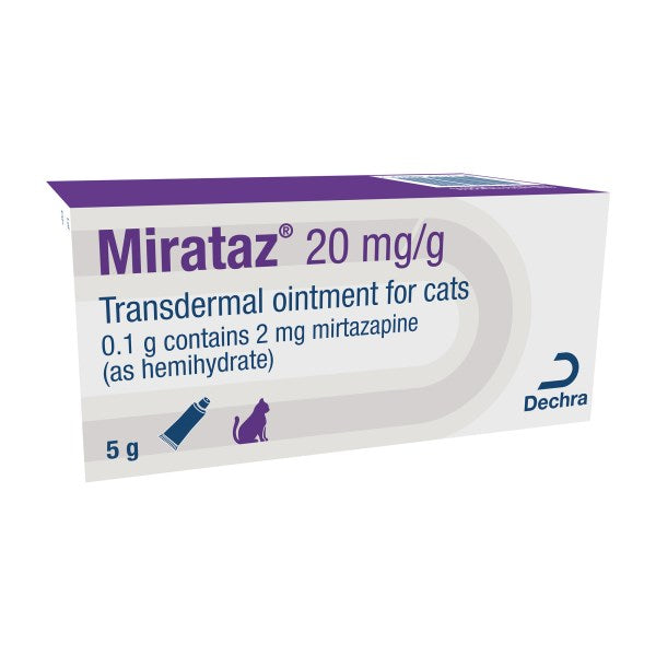 Mirataz 20mg/g Transdermal Ointment for Cats