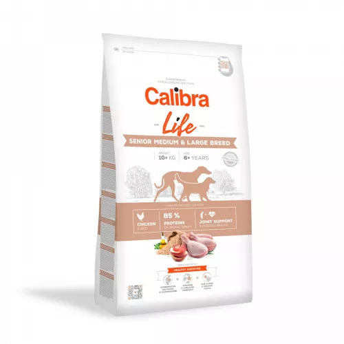 Calibra Life Chicken Senior Medium & Large Dog Food