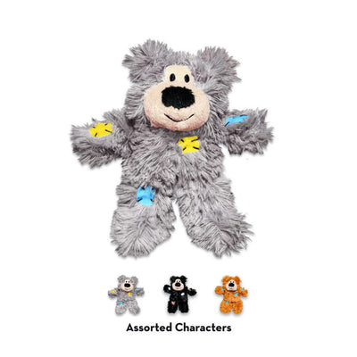 Kong Catnip Patchwork Bear - Assorted