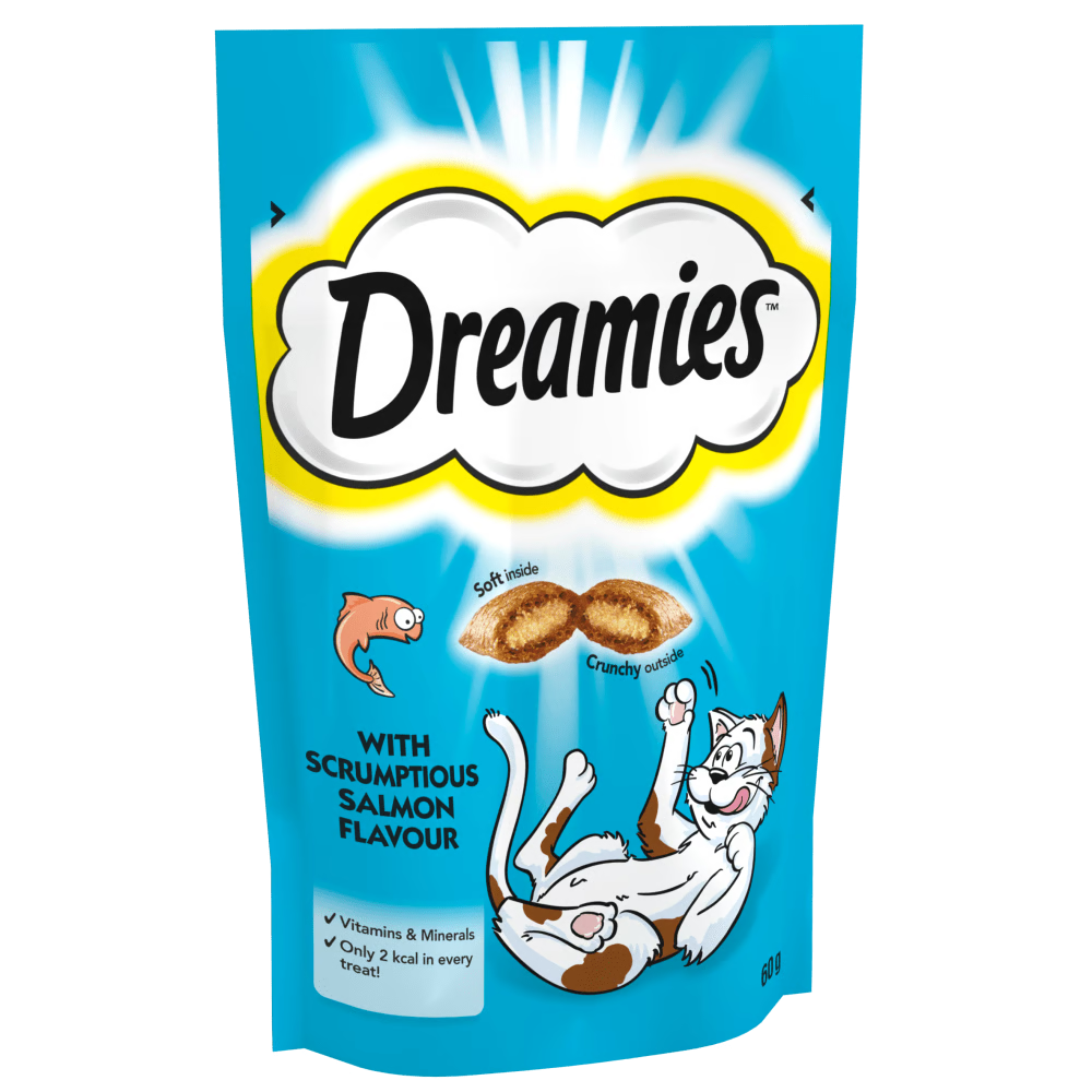 Dreamies Salmon Cat Treats 60g