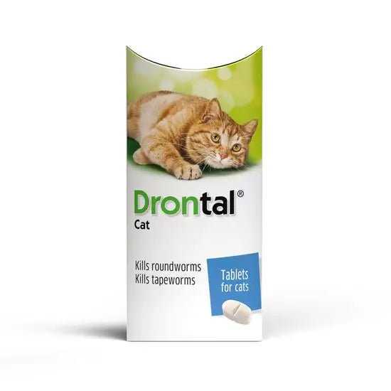 Drontal® Wormer Tablets for Small and Medium Cats (under 4kg)