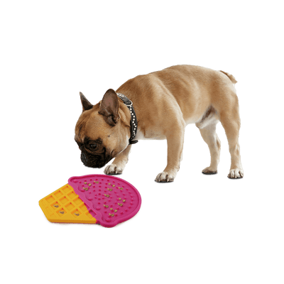 Treat Mat - Freezable - Slow Feeder For All Pets - All For Paws Chill Out Ice Cream Lick Mat