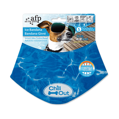 Cooling Bandana For Dogs - All For Paws Chill Out Ice Bandana (Sizes S/M/L/XL)