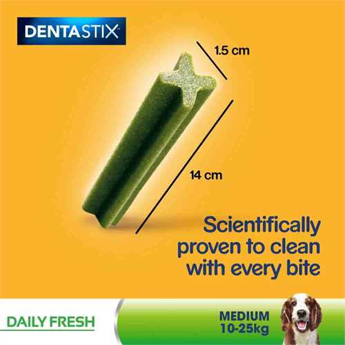 Pedigree Dentastix Fresh - Daily Oral Care for Medium Dogs (10-25kg) 28 Sticks