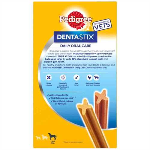 PEDIGREE® DENTASTIX™ Daily Dental Chews Large Dog 4 Sticks