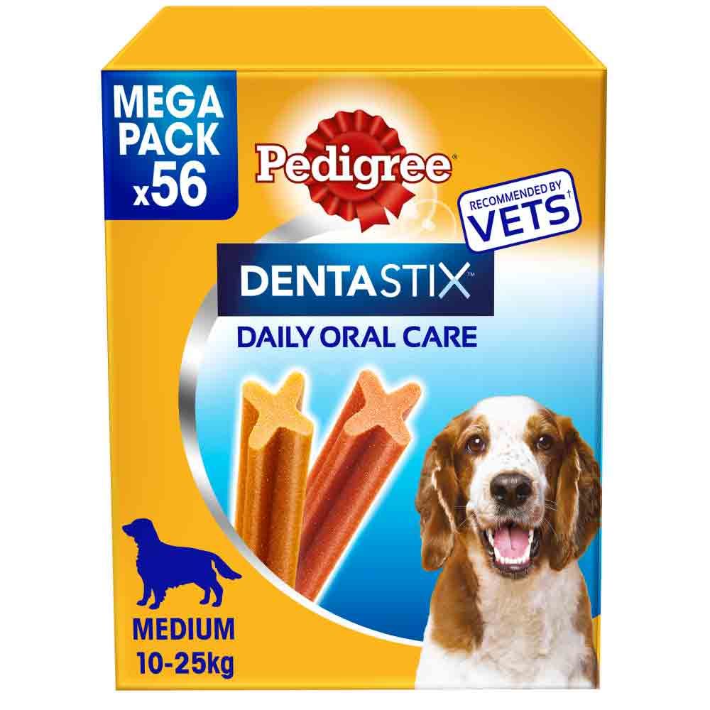 Pedigree DentaStix Adult Medium Dog Daily Dental Chews 56 Sticks