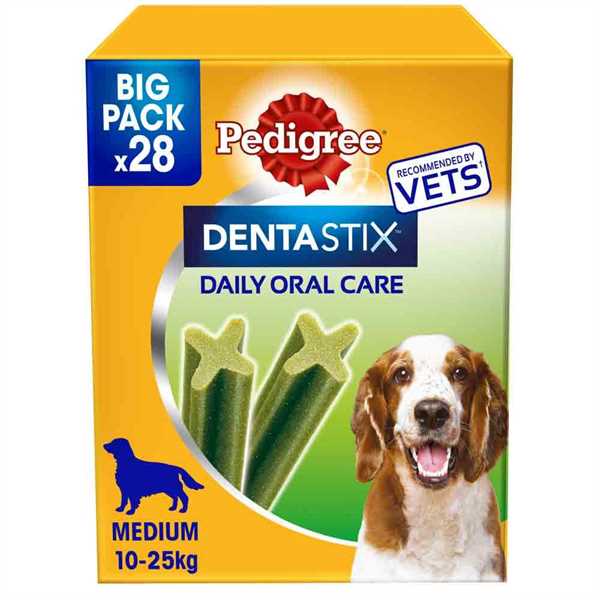 Pedigree Dentastix Fresh - Daily Oral Care for Medium Dogs (10-25kg) 28 Sticks