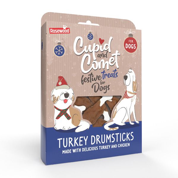 Turkey Drumsticks Dog Treats 160g