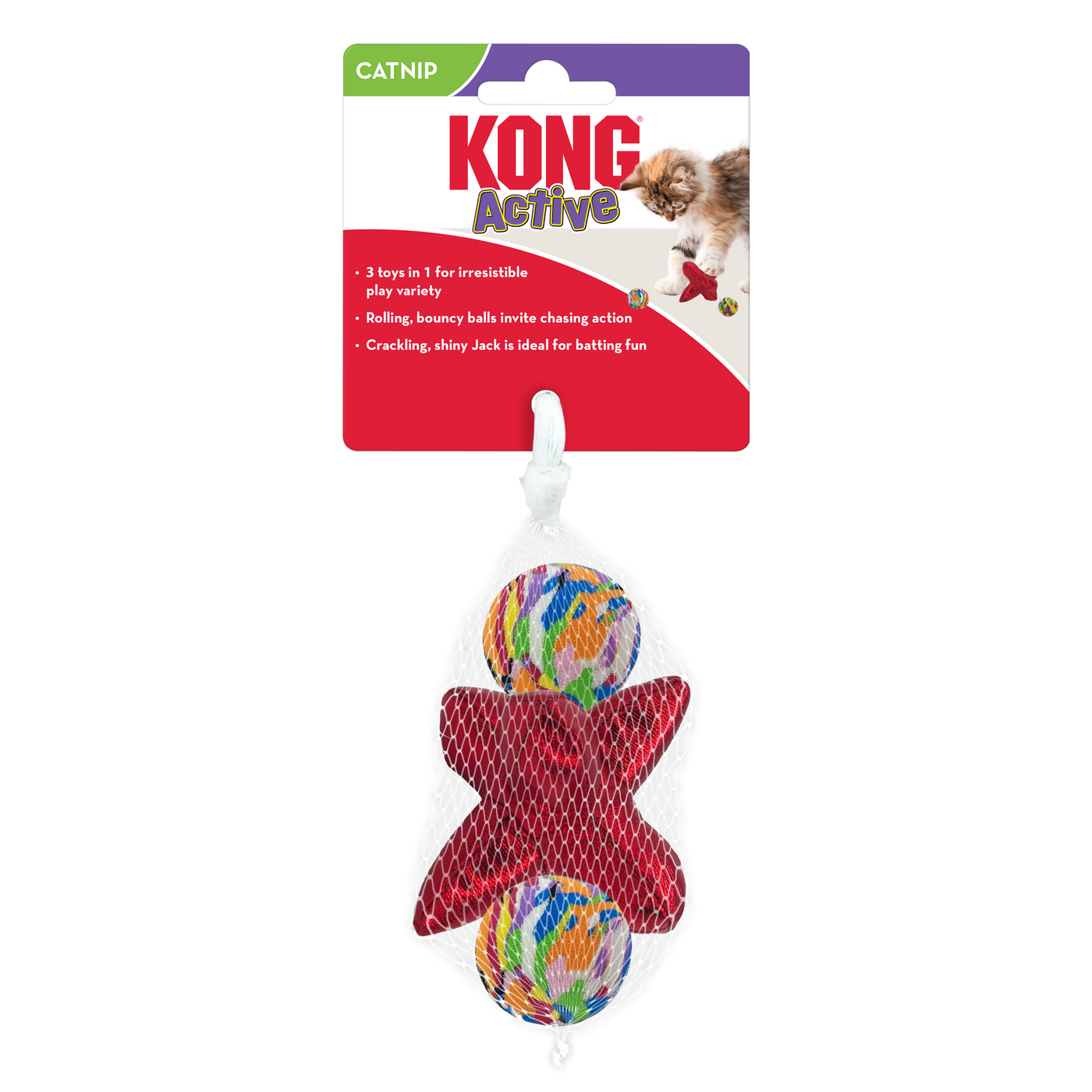 KONG Cat Active Jacks 3-pk