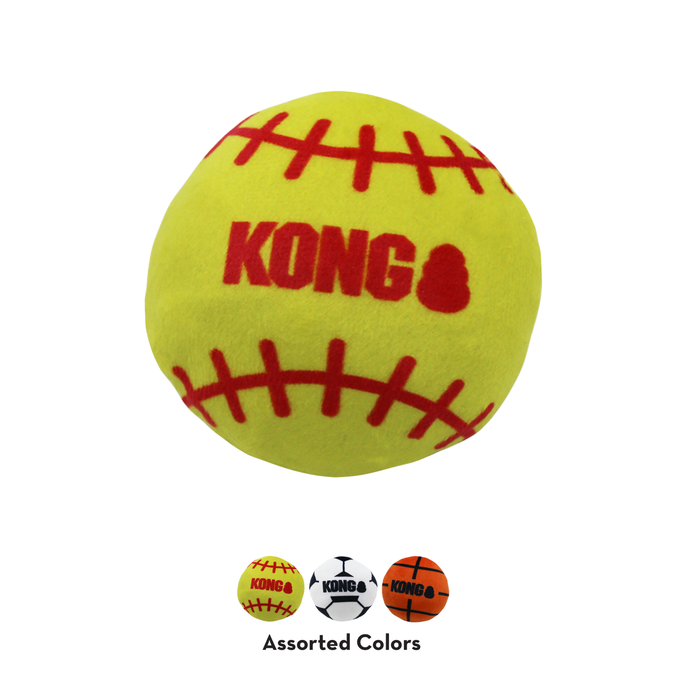 KONG Cat Sport Balls 2-pk Assorted