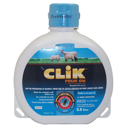 Clik Pour On for Sheep - Ready To Use - Fly Larvae Prevention