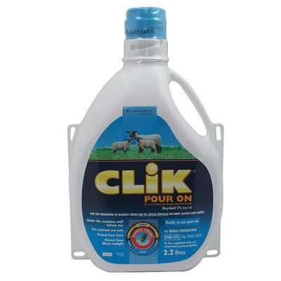 Clik Pour On for Sheep - Ready To Use - Fly Larvae Prevention