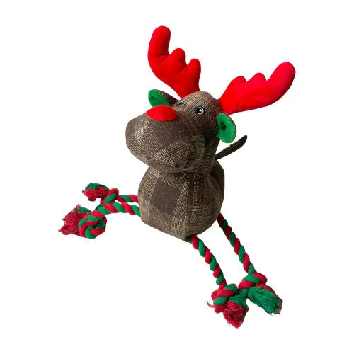 Happy Pet Christmas Ropee Reindeer Toy