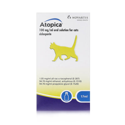 Atopica 100mg/ml Oral Solution for Cats & Dogs