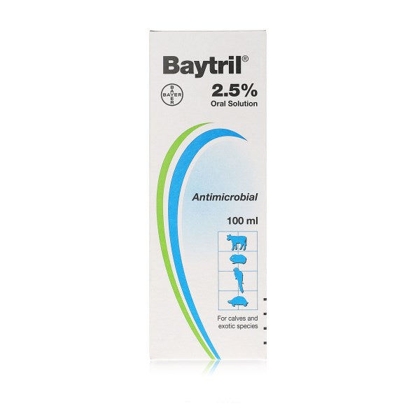 Baytril 2.5% Oral Solution - 100ml