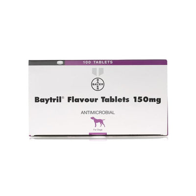 Baytril flavour tablets for dogs (per tablet)