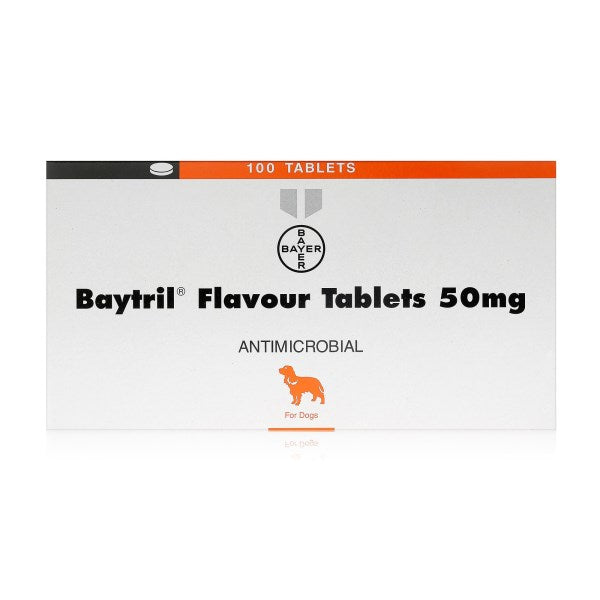 Baytril flavour tablets for dogs (per tablet)