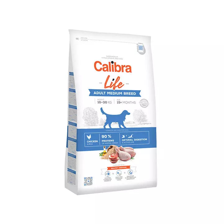 Calibra Adult Life Medium Breed Chicken Dog Food