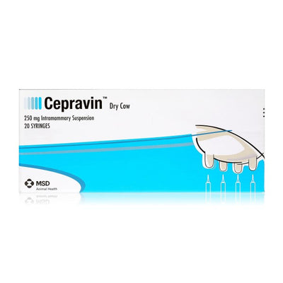 Cepravin Dry Cow 250mg intramammary suspension