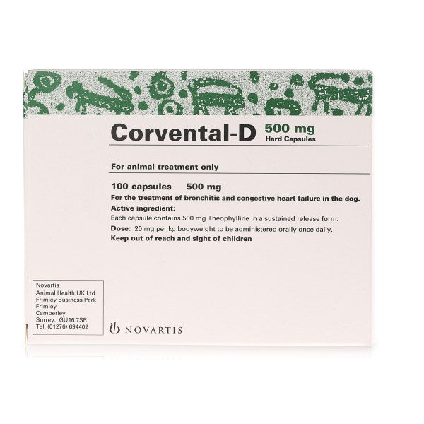 Corvental-D Hard Capsules (per tablet)