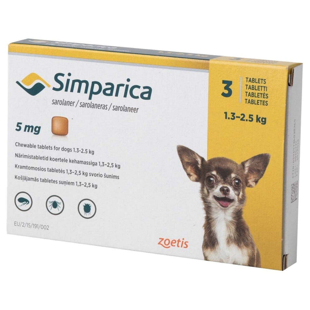 Simparica Chewable Tablets For Dogs Flea Tablets VetMedi