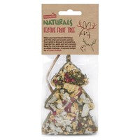 Rosewood Naturals Festive Fruit Christmas Tree for Small Animals 140g