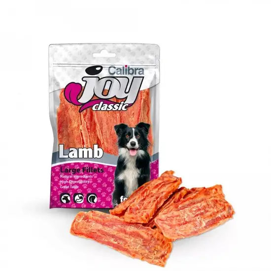 Calibra Joy Classic Large Fillet Treats for Dogs with Lamb 80g Pack