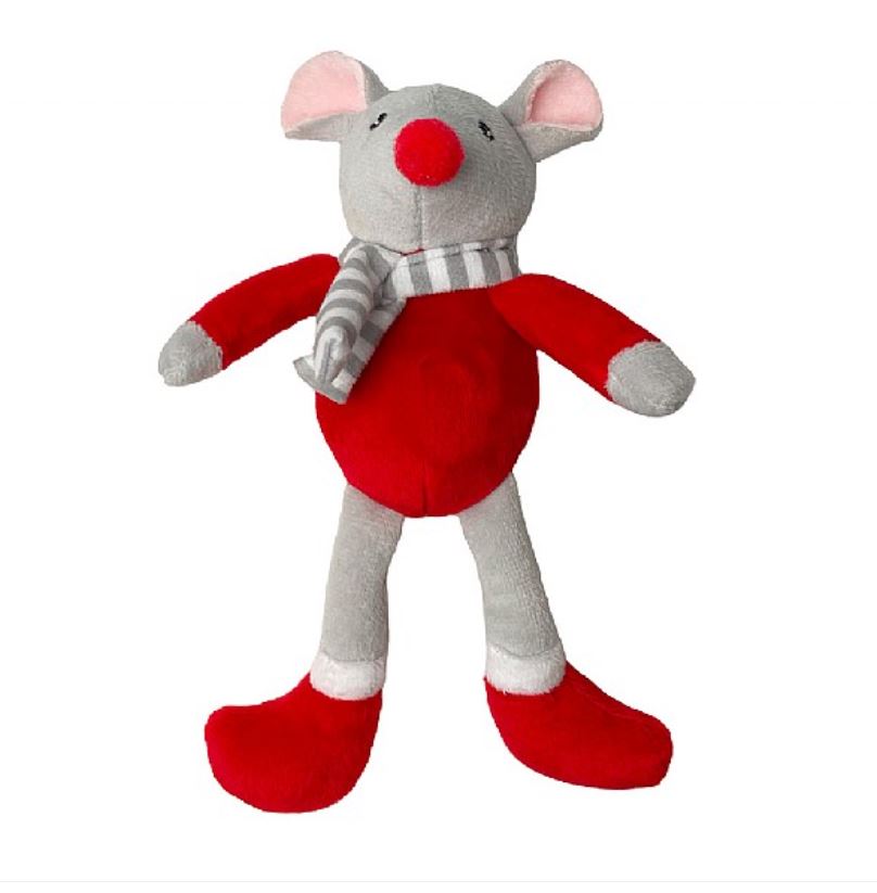 Red Jumper Mouse Cat Toy