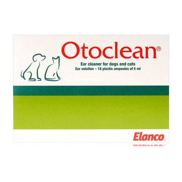 Otoclean Ear Cleaner for Cats & Dogs - 18 x 5ml vials