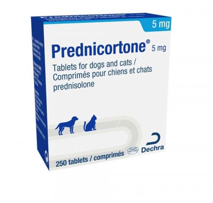 Prednicortone Tablet for Dogs and Cats 5mg (Per Tablet)