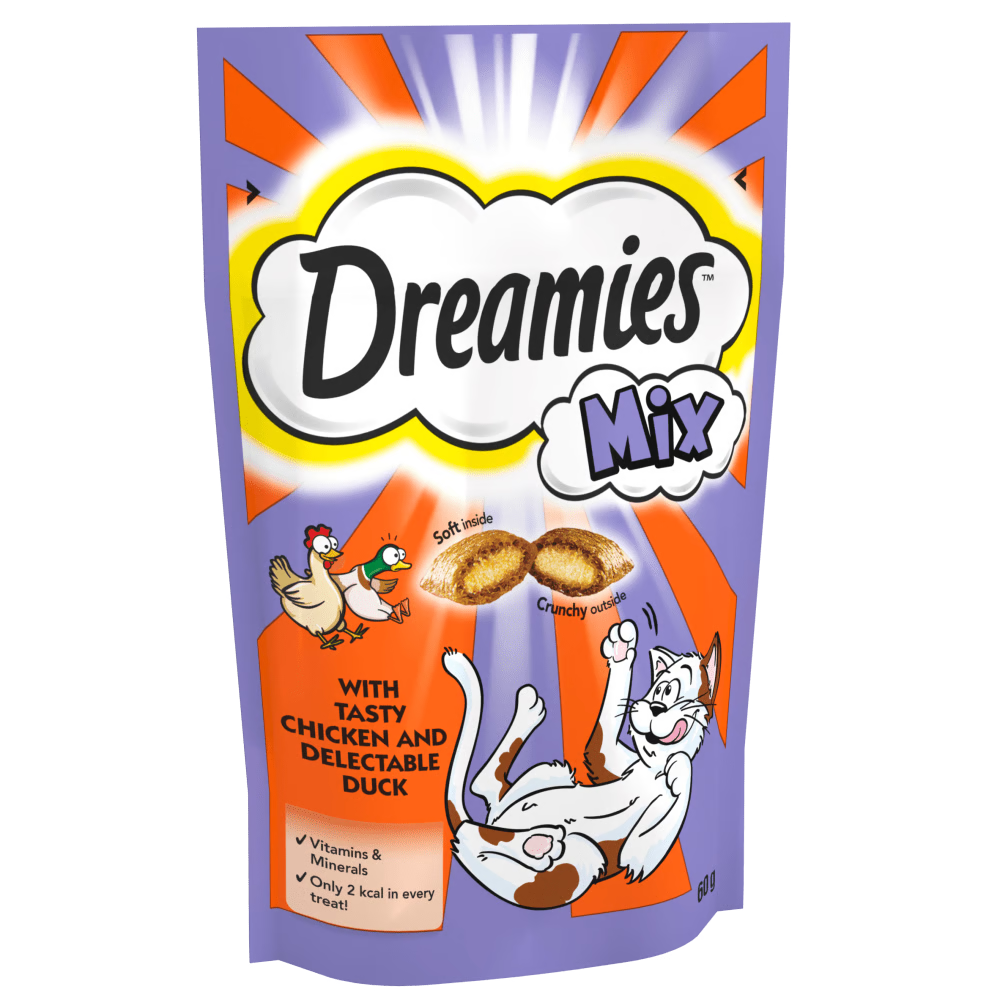 Dreamies Chicken & Duck Cat Treats 60g