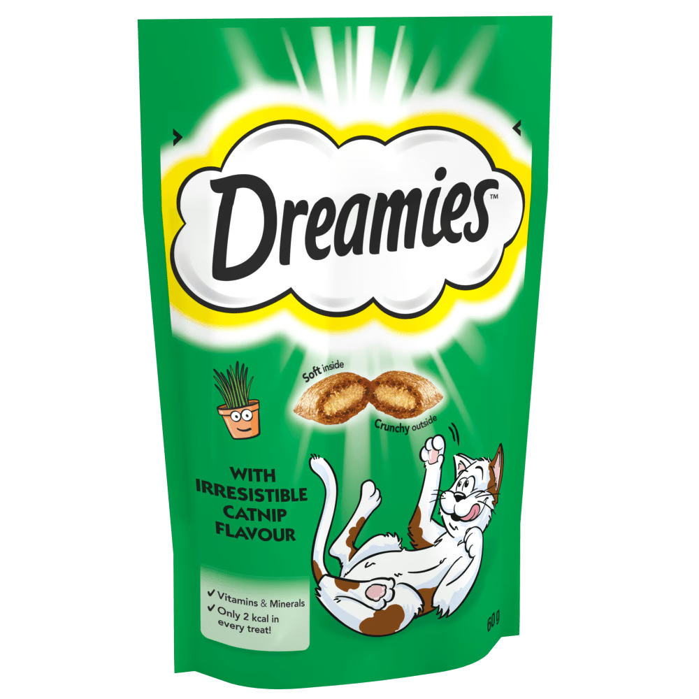 Dreamies Cat Treats with Catnip 60g