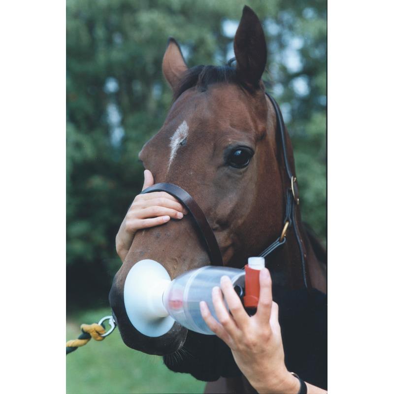 Krusse Equine Haler, inhalation mask