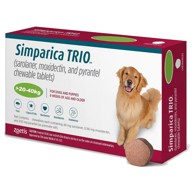 Simparica Trio Chewable Tablets for Dogs