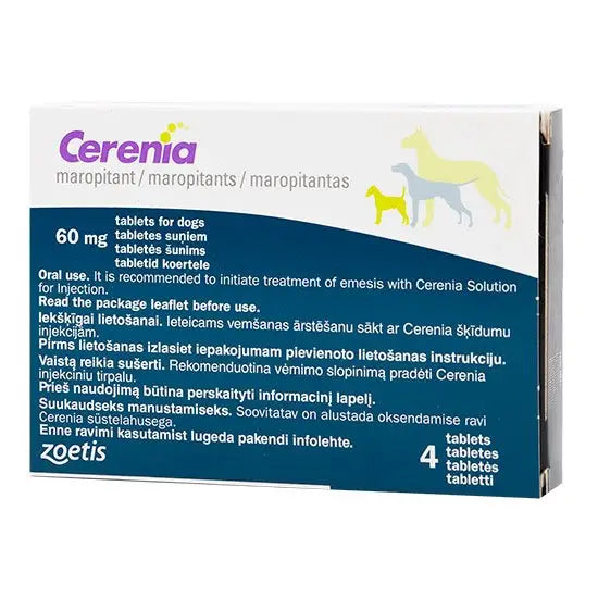 Cerenia Tablets For Dogs - 4 tablets