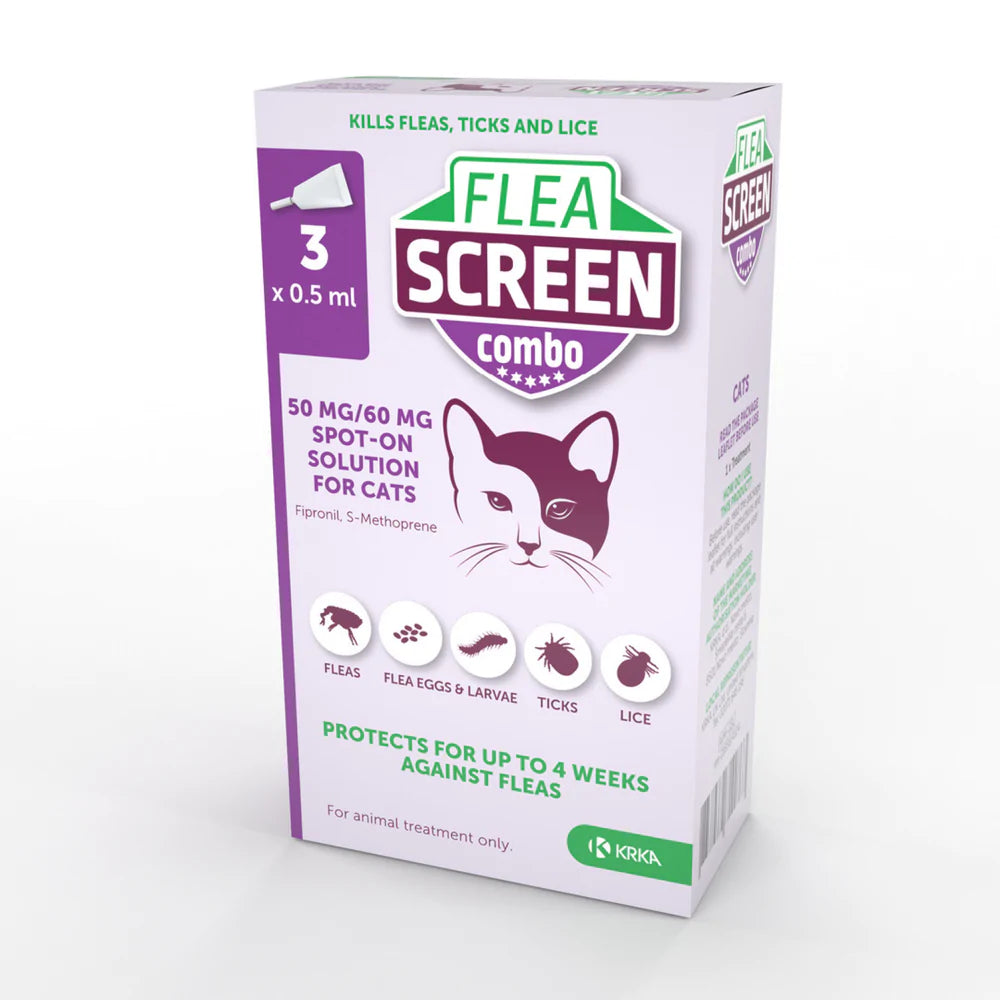 Fleascreen Combo Spot on for Cats - 3 pipettes