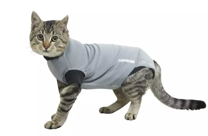 Buster EasyGo Body Suit For Cats - After Surgery Suit - Extended Tail Opening (Sizes XXXS-Small)