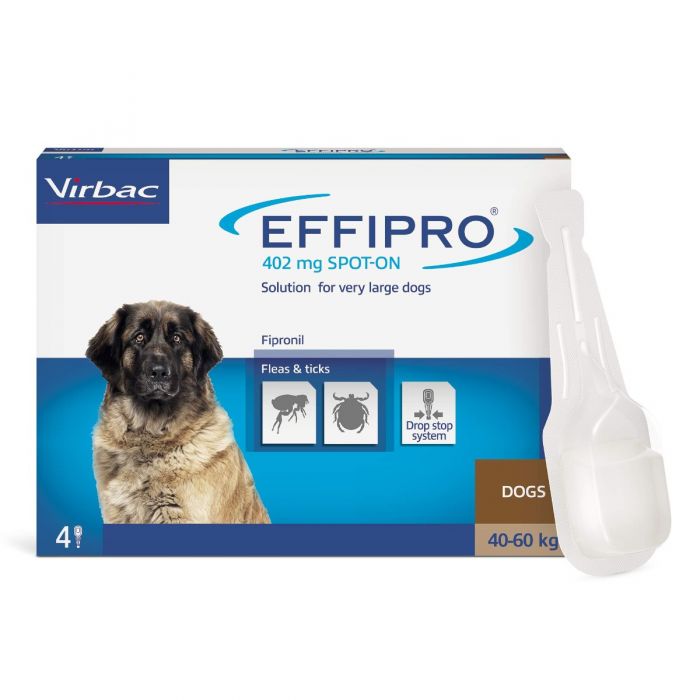 Effipro spot on for dogs - 4 pipettes