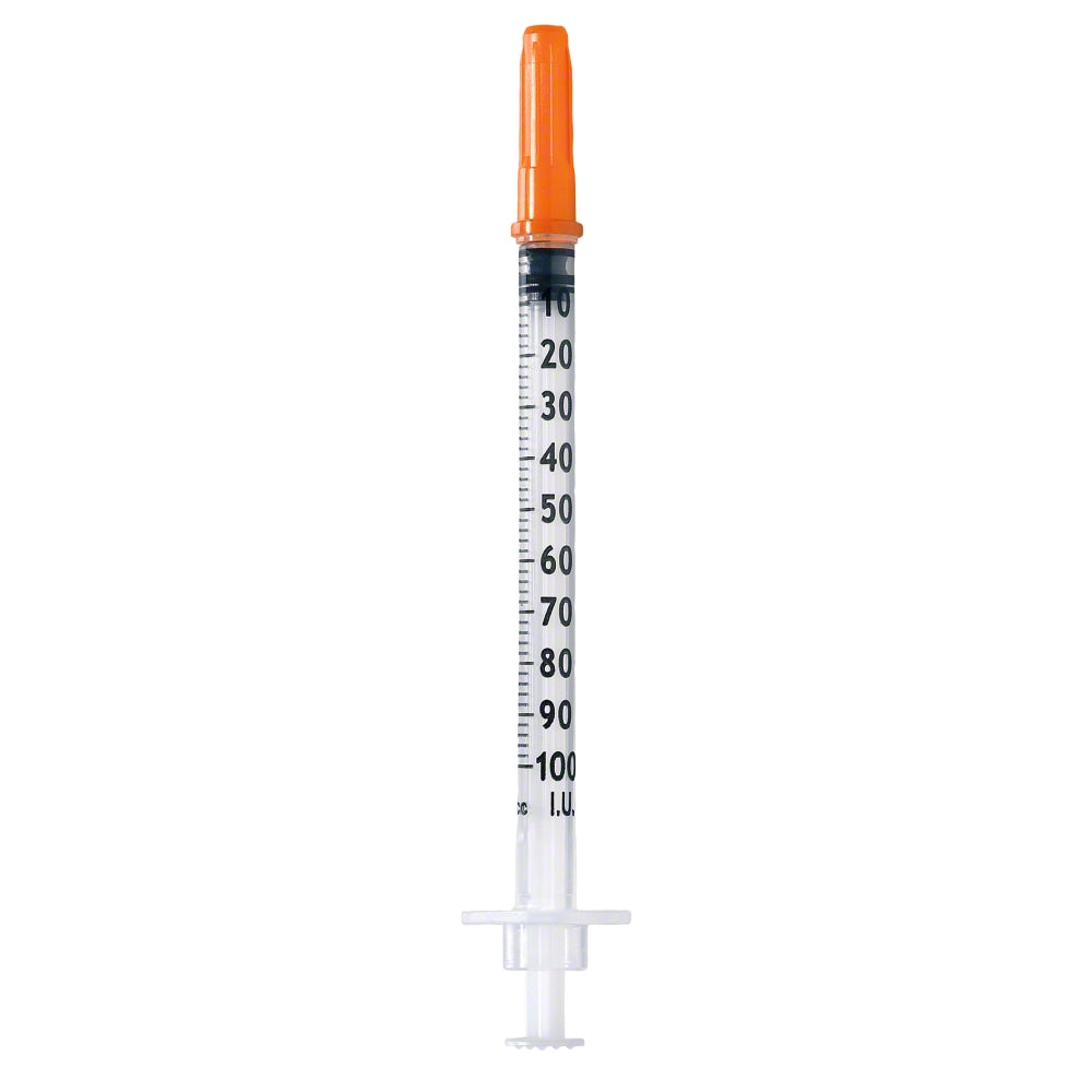 Insulin Syringe x 100 1ml U100 30Gx0.5" 100pk